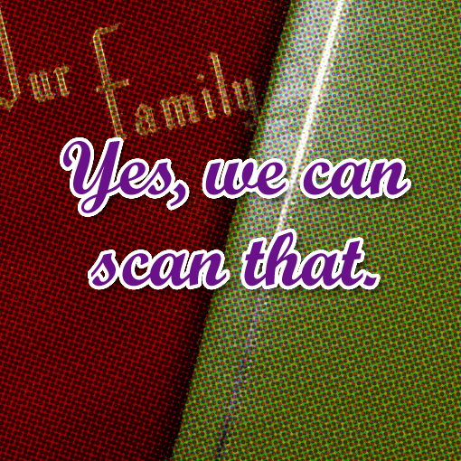 We can scan your albums